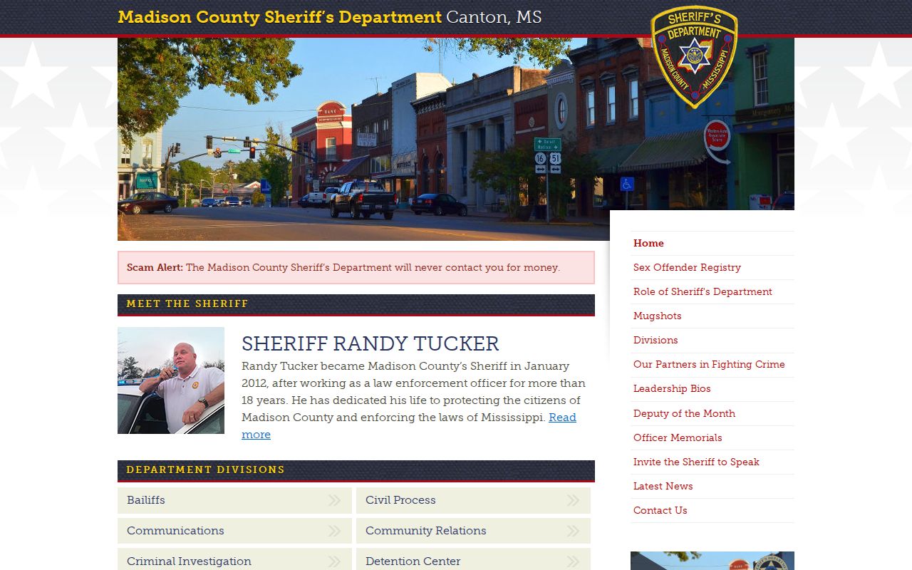 Madison County wanted-record source at the Sheriff’s official home page